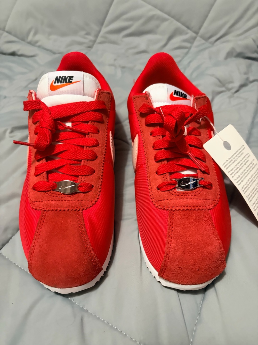 Nike Women’s Red and White Sneakers